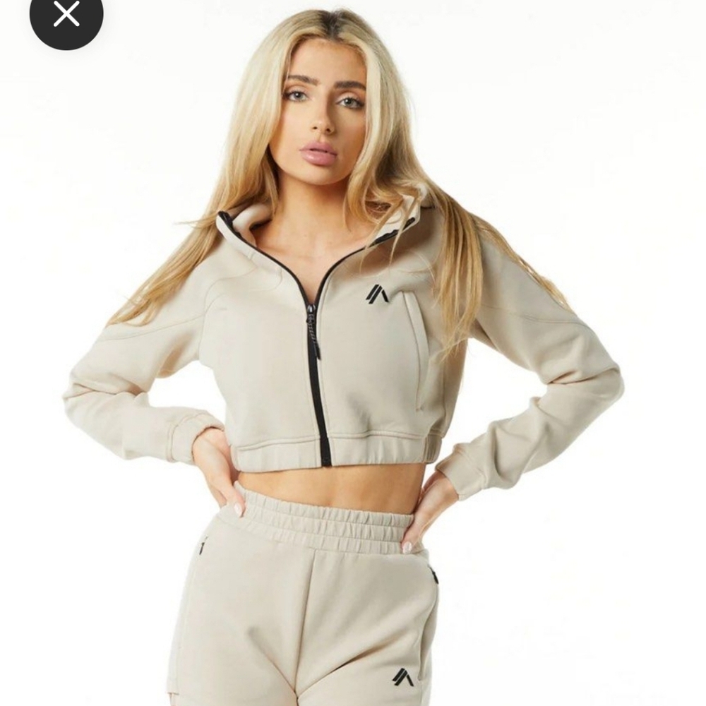 NWT Alphalete crop hoodie